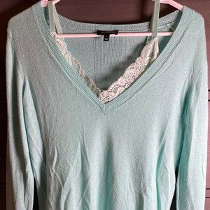 The Limited Lightweight Sweater/Cami - layer combo